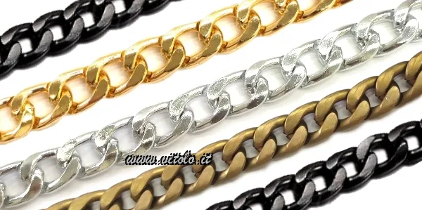 Catene in alluminio 8mm per borse e accessori