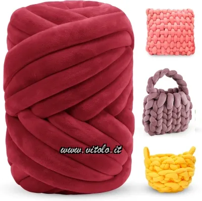 Fettuccia tubolare marshmallow in velluto
