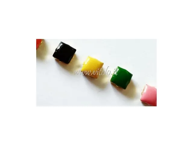 Square enamel stones