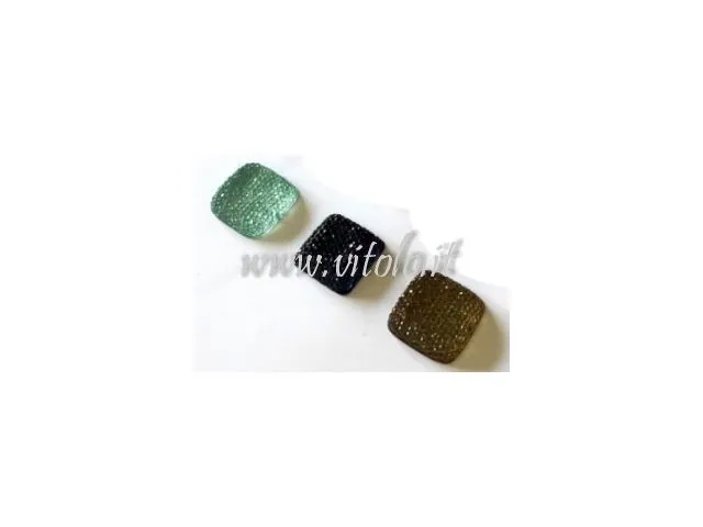 Pietre acriliche c/fori Quadrate retinate