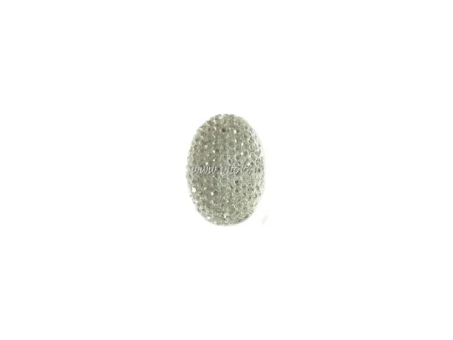 Oval acrylic stones with holes