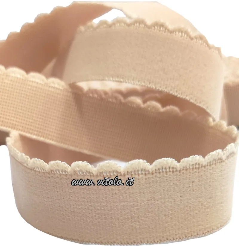Elastico per slip Vellutino c/pizzo a telaio