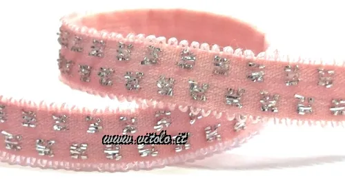Élastique pour slips en dentelle et lurex