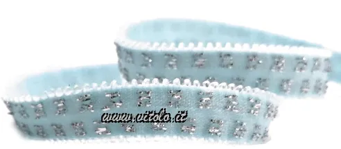 Bleu ciel/argent