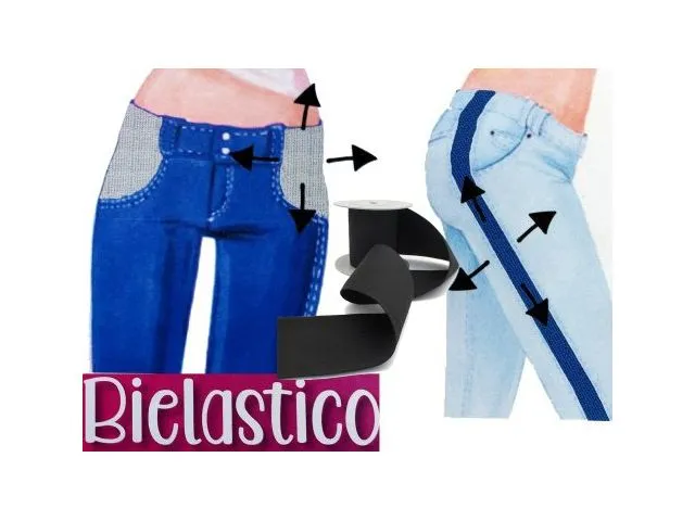 Bielastische Bänder für Kleidung