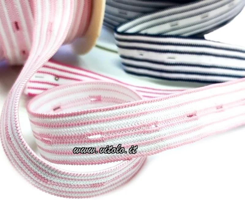 Elastico a crochet con asola