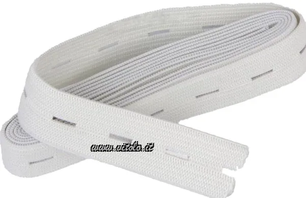 Elastico a crochet con asola