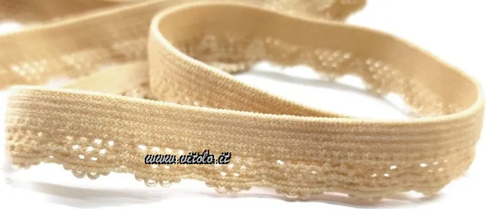Elastico per reggiseno Velluto smerlato c/ricamo