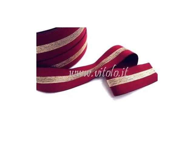 Elastico Poliammide/lurex a telaio