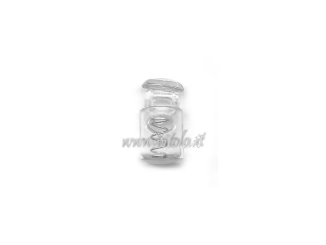 White polyester cord locks that can be dyed