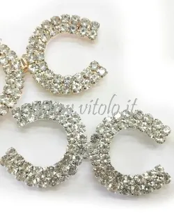 Fibbie gioiello C/strass