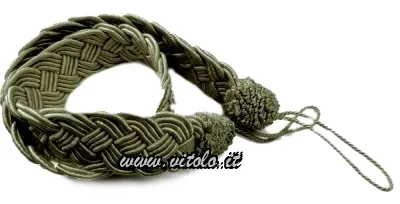 Bridas para cortinas de 100 cm en trenza de 50 mm