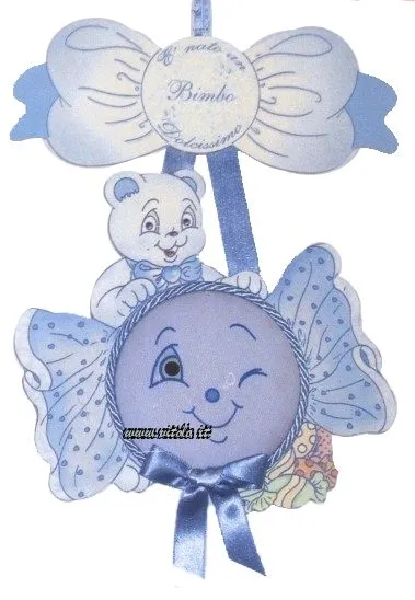 Fiocchi nascita piccoli in scatola