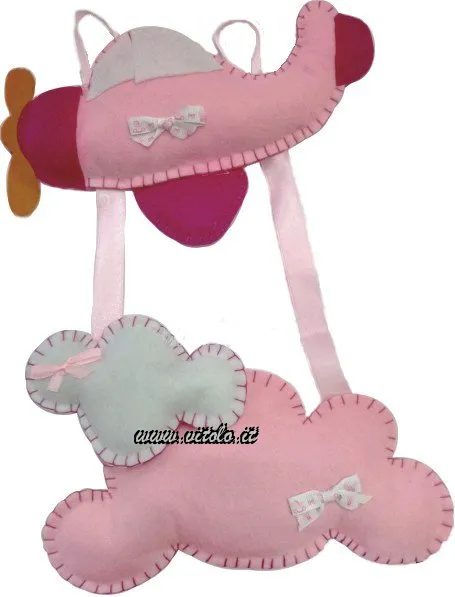 Fiocchi nascita Panno lenci