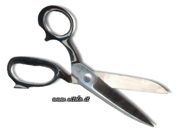 Forbici Sarto manico nero, ideali per tagli precisi