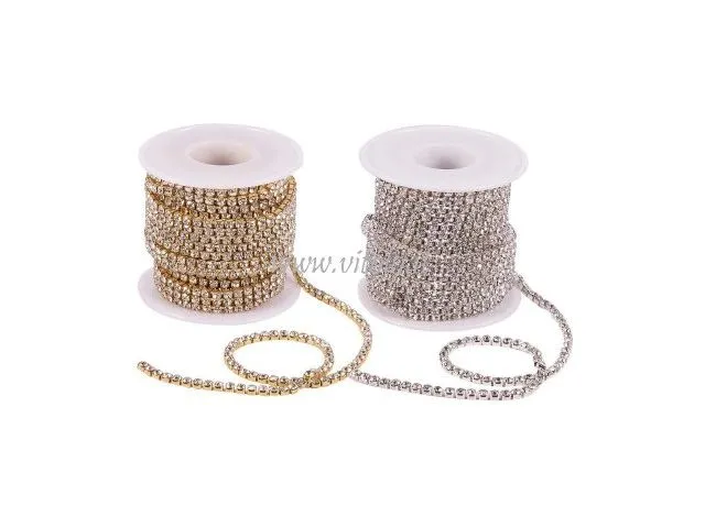 Galloni strass Catena metallo c/strass