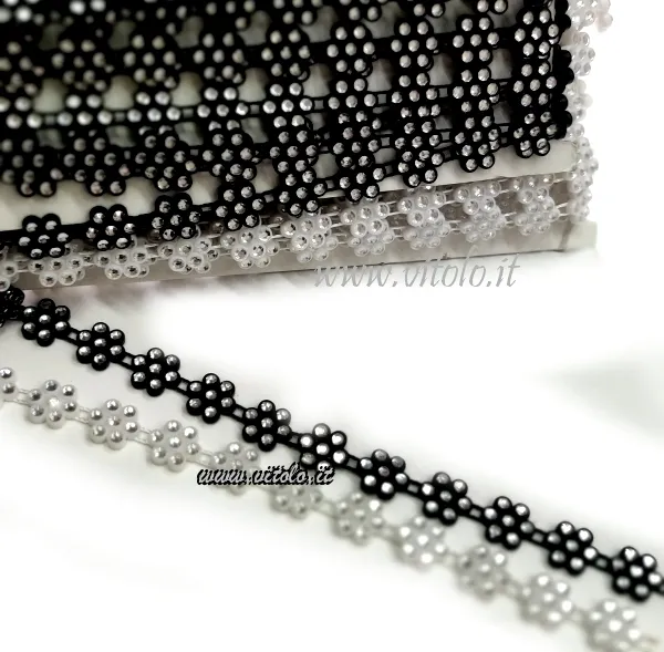 Galloni strass Fiore base plastica