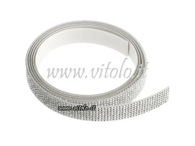 Swarovski rhinestones on a 1-meter heat-adhesive trim