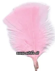 Piume marabou 15 cm in busta da 20 pezzi