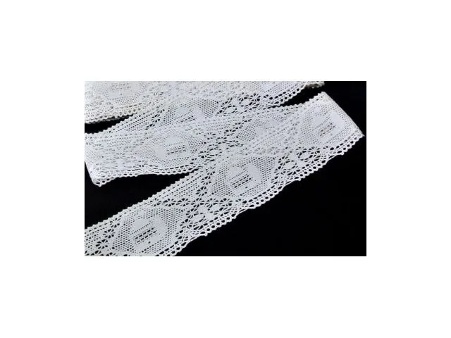 Cotton lace with a 6 cm point