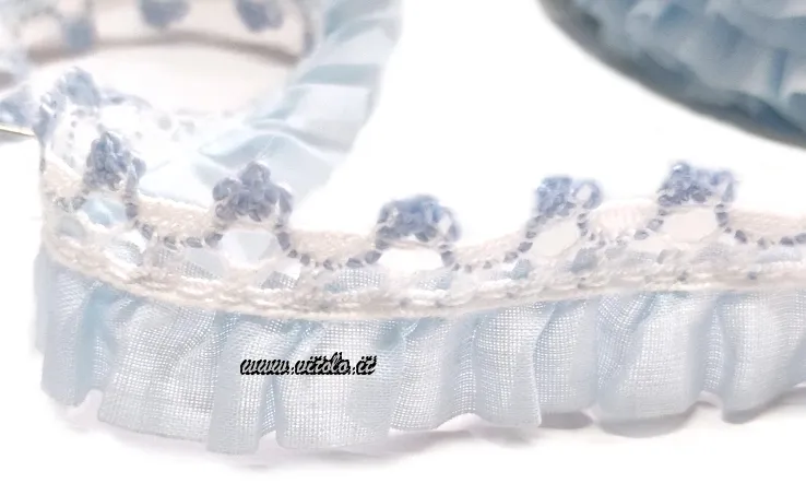 Merletto a fusello 2cm, ideale per decorare capi e accessori