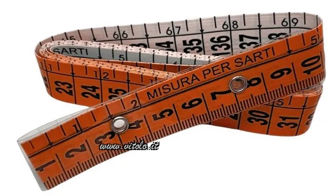 Misure per sarti Con stecca