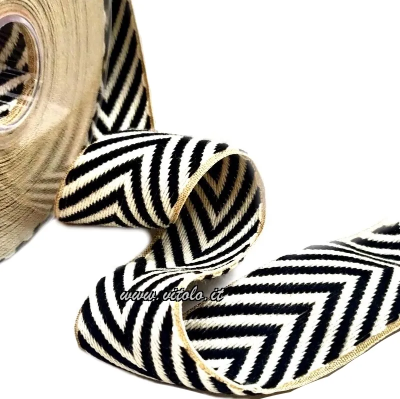 Patterned Herringbone Woven Tape
