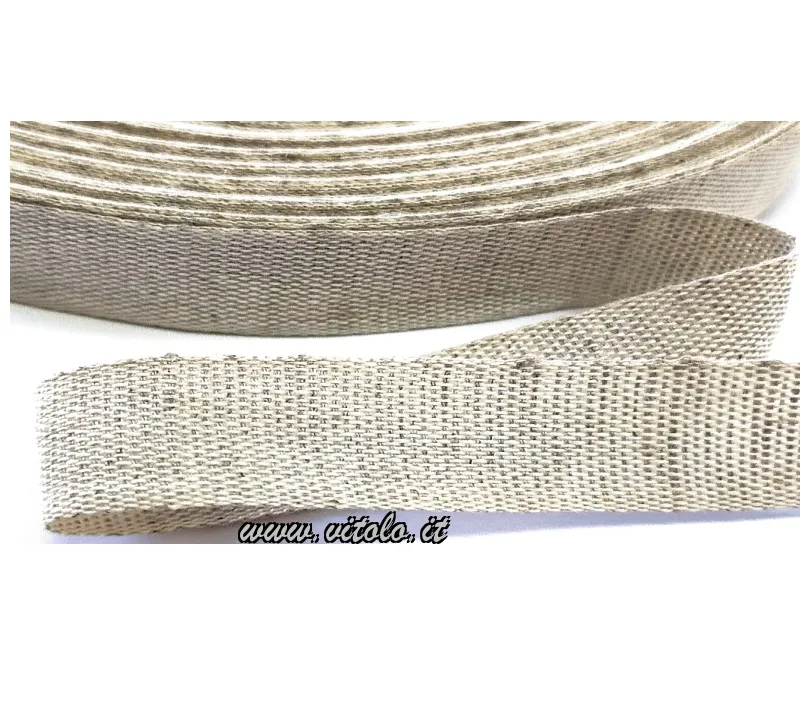 Nastro a tela in misto lino, resistente e versatile