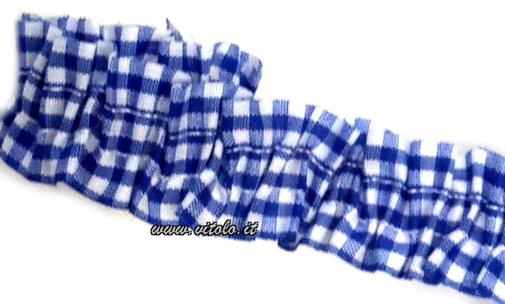 Nastro tela Quadretti elastico