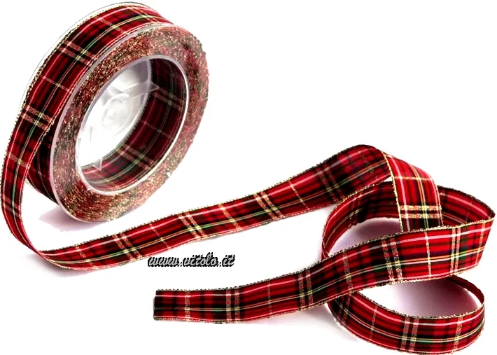 Nastro tela 100% poliestere scozzese