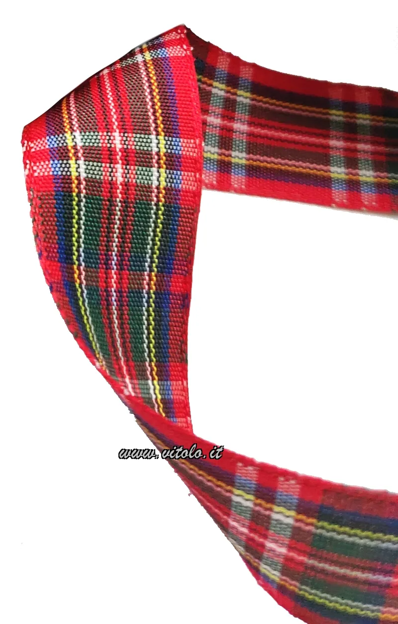 100% Polyester-Tartanband, praktisch und langlebig