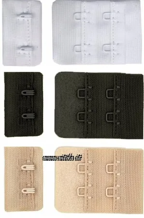 Kit gancio+asole per nastro corsetteria
