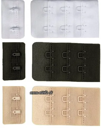 Kit gancio+asole per nastro corsetteria
