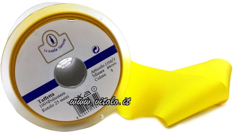 Taffeta 100% poliestere è un nastro resistente e versatile
