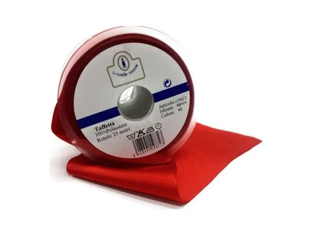 Taffeta 100% poliestere è un nastro resistente e versatile