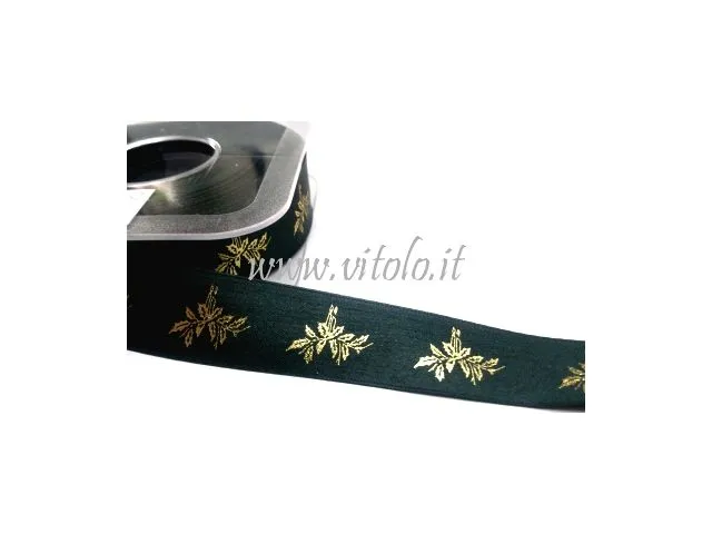 Nastro raso satin Stampato natale