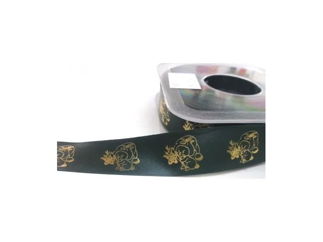 Nastro raso satin Stampato natale