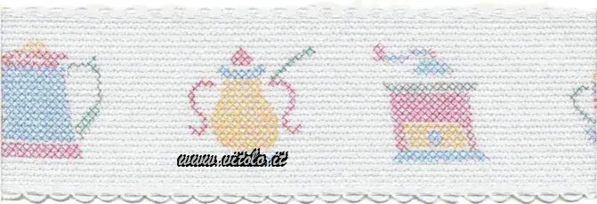Con disegno da ricamare