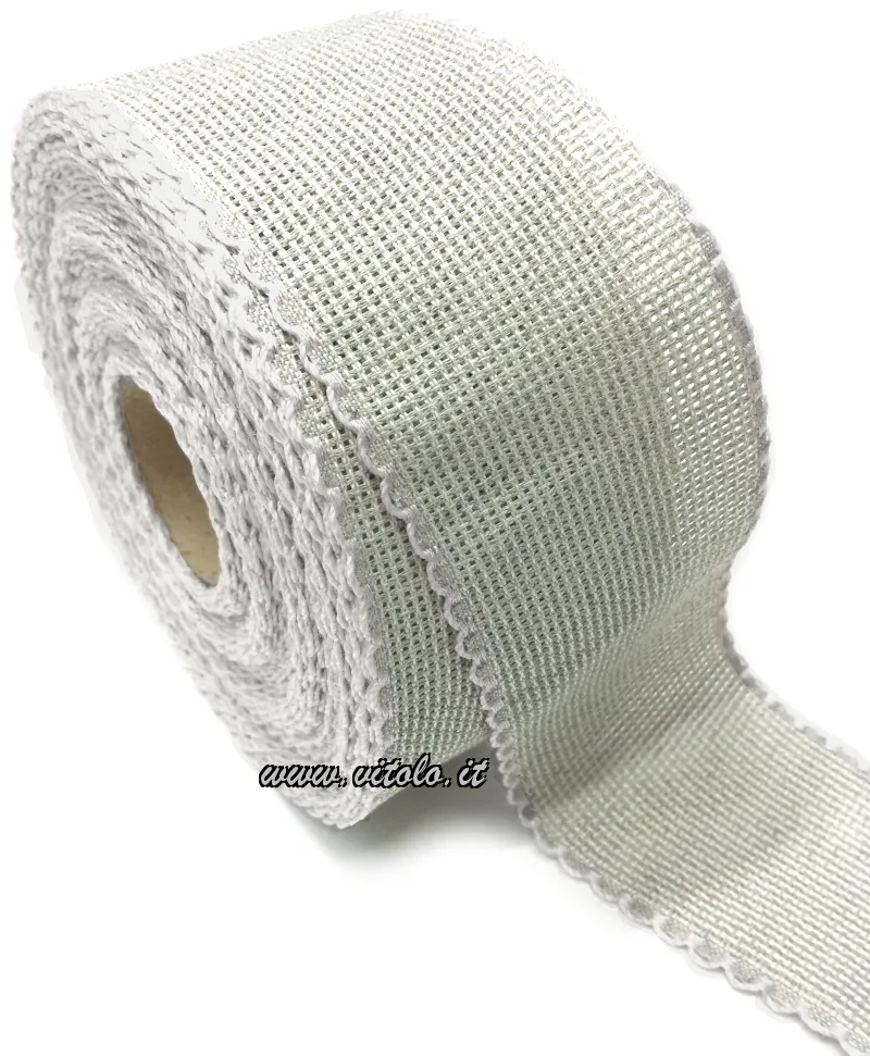 Ruban Aida en 50% lin et 50% coton