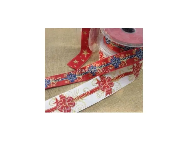 Nastro jacquard tirolese Natalizio