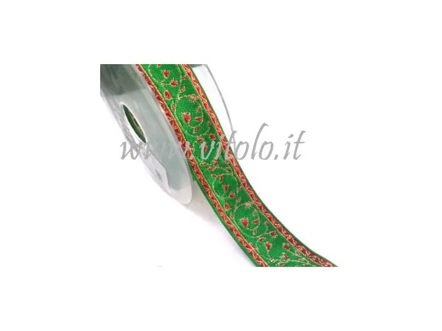 Nastro jacquard tirolese natalizio