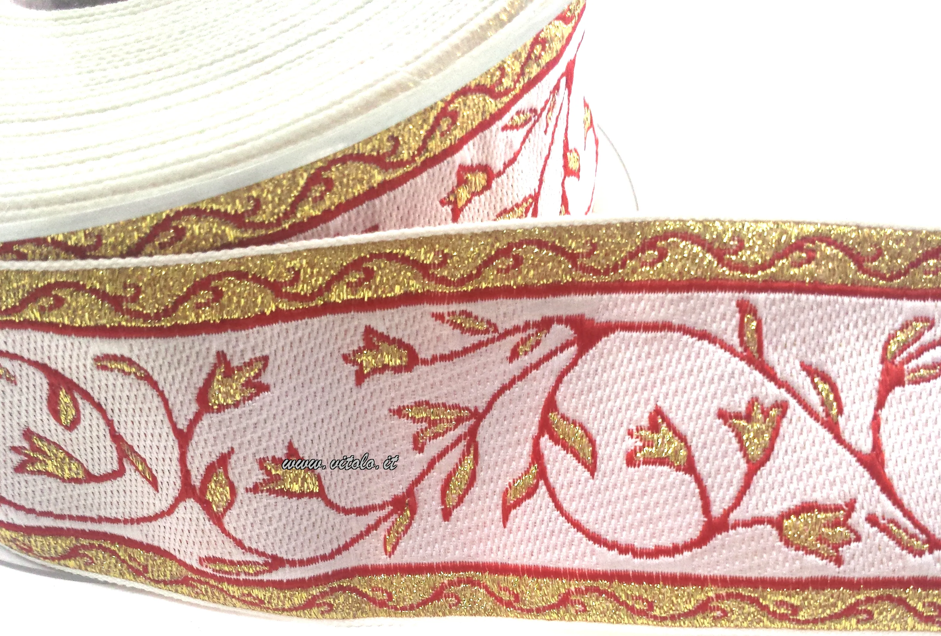 Nastro jacquard tirolese natalizio
