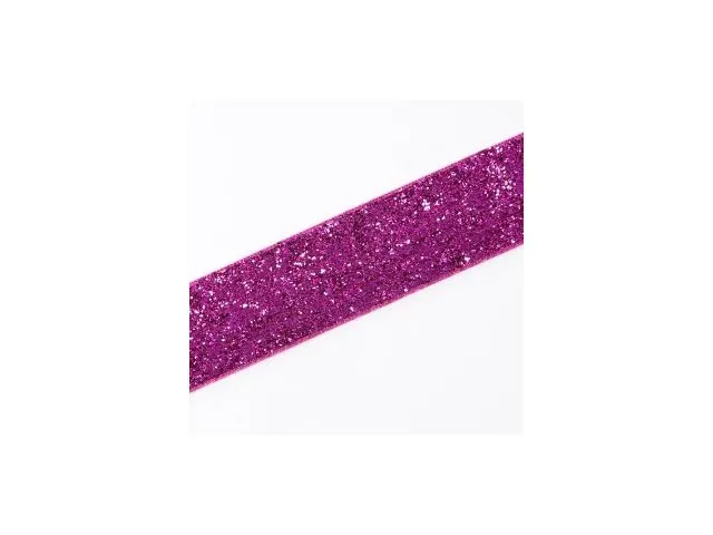 Glitzer-Veloursband