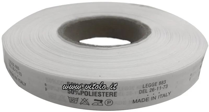 Taglie ed etichette Etichette stampate
