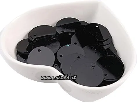 Paillettes tondo con foro, ideali per ricamo e decorazioni
