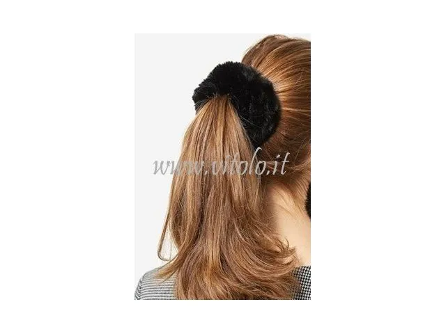Haaraccessoires Gummibänder mit Pelz