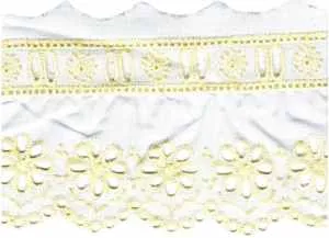 Blanc/jaune