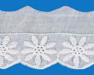 Broderie sangallo en coton économique