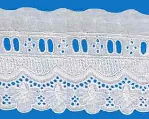 Ricamo sangallo in cotone economico