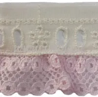 Ecru/rosa